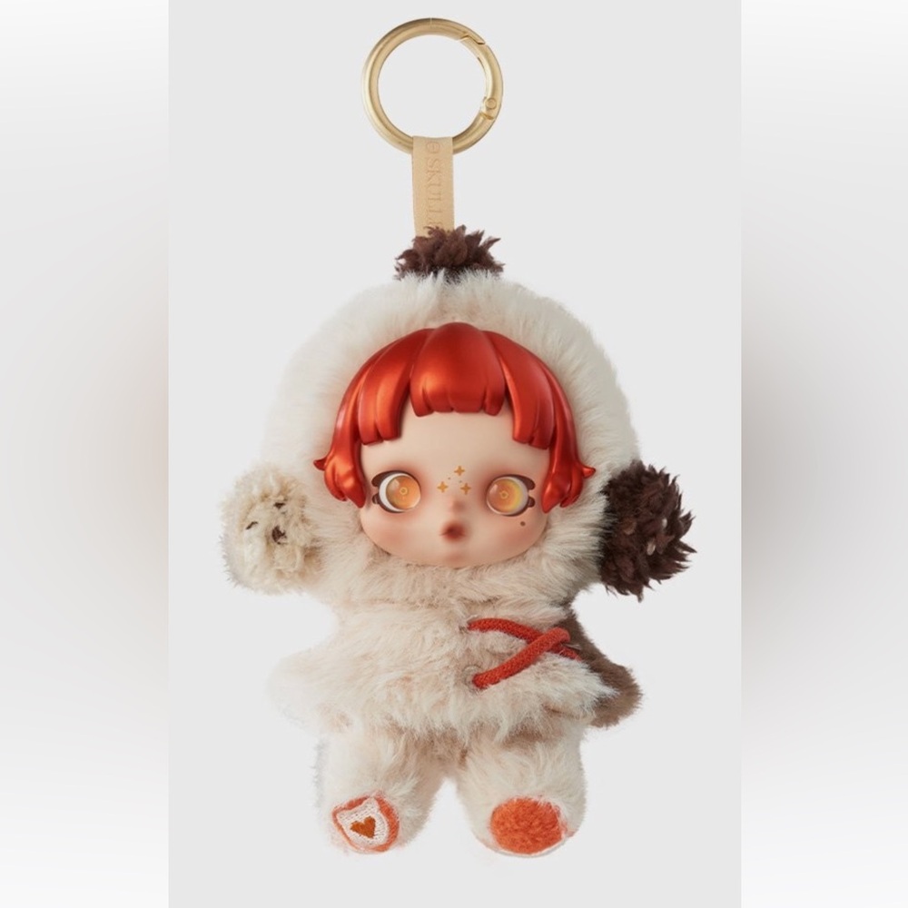 Skullpanda Winter Symphony Plush Keychain, Ode toโ Cocoa